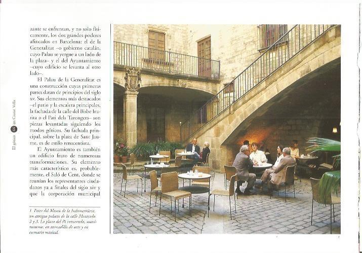 LAMINA 24094: Patio del antiguo Museo Textil de Barcelona