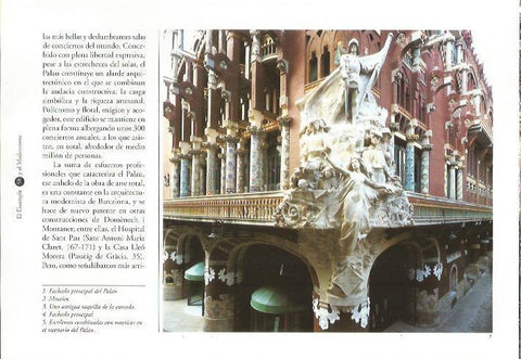 LAMINA 24101: Detalle del Palau de la Musica. Barcelona