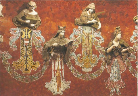 LAMINA 24102: Detalle del interior del Palau de la Musica. Barcelona