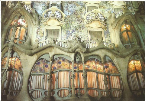 LAMINA 24109: Balcones de la Casa Batllo. Barcelona
