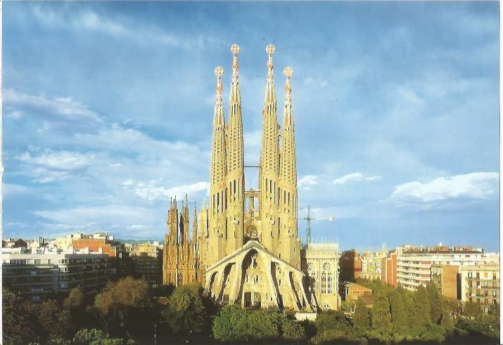 LAMINA 24110: La Sagrada Familia. Barcelona