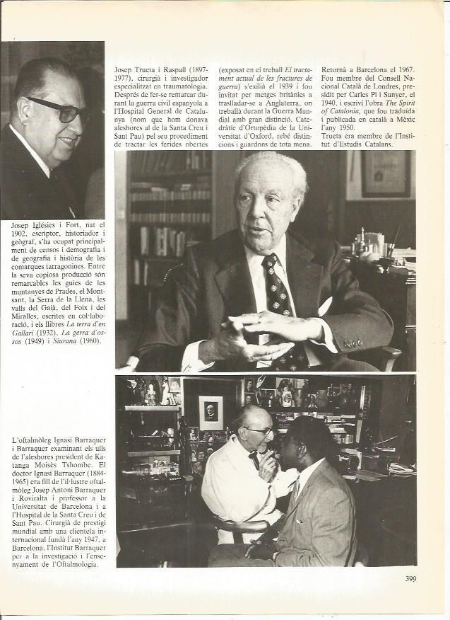 LAMINA 24069: Josep Trueta, Josep Iglesies e Ignasi Barraquer