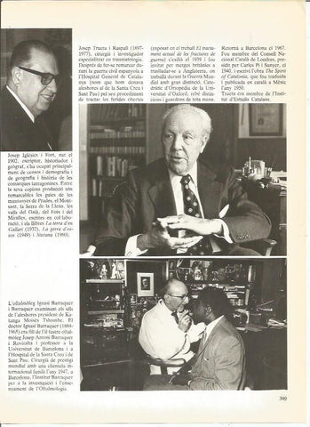 LAMINA 24069: Josep Trueta, Josep Iglesies e Ignasi Barraquer