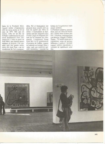 LAMINA 24074: Salas de la Fundacion Miro de Barcelona