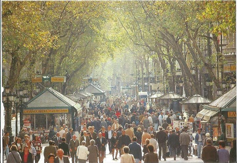 LAMINA 24084: Las Ramblas de Barcelona