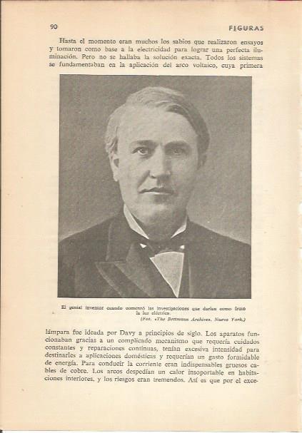 LAMINA 24150: Retrato de Edison