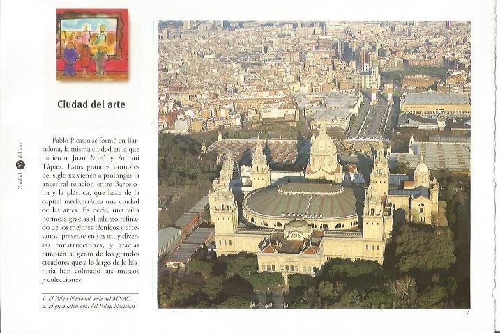 LAMINA 24120: Vista aerea del MNAC. Barcelona