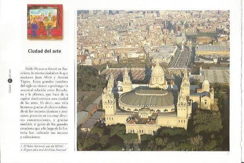 LAMINA 24120: Vista aerea del MNAC. Barcelona