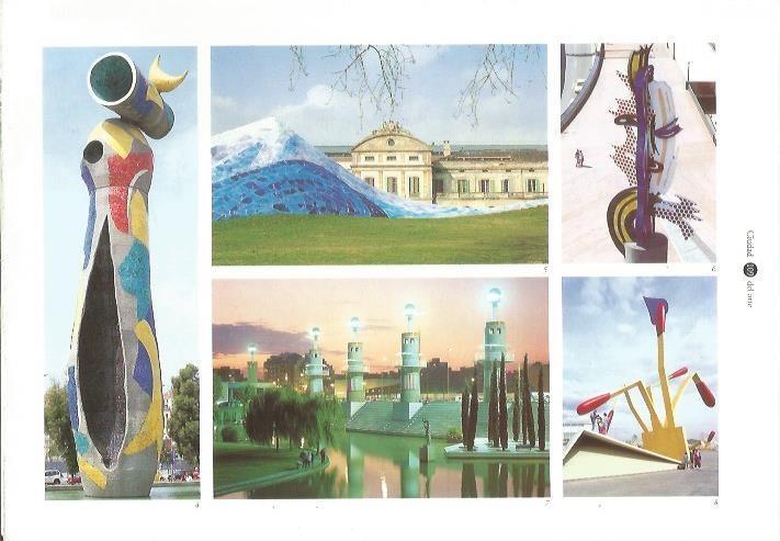 LAMINA 24127: Esculturas de Joan Miro en Barcelona