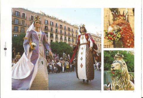 LAMINA 24133: Gigantes de Barcelona