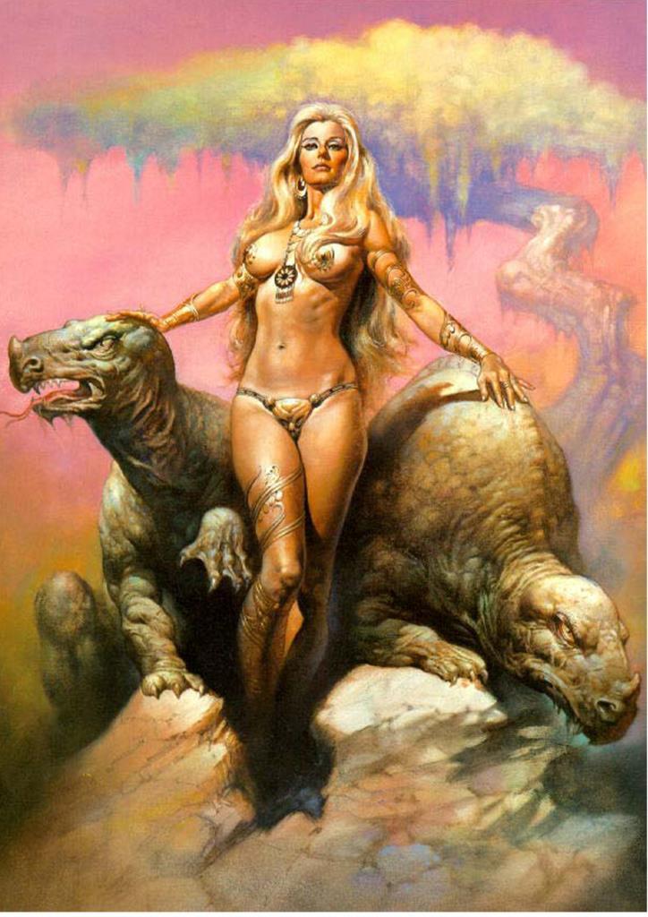 Poster DIN 4 numero 0114: serie Fantasia, modelo 03