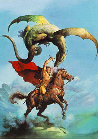 Poster DIN 4 numero 0115: serie Fantasia, modelo 04