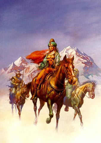 Poster DIN 4 numero 0116: serie Fantasia, modelo 05