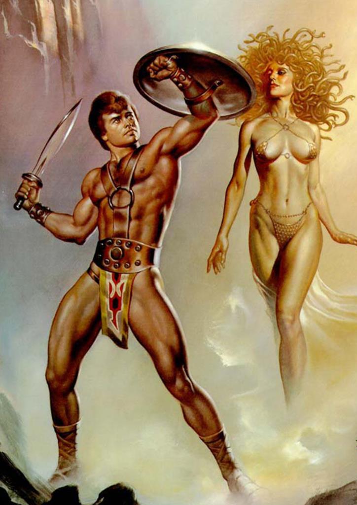 Poster DIN 4 numero 0118: serie Fantasia, modelo 07