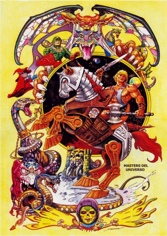 Poster DIN 4 numero 0204: serie Fantasia: Masters del Universo