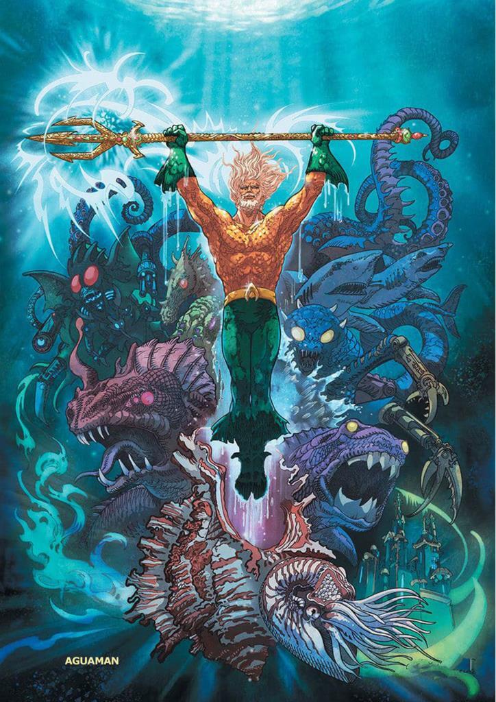 Poster DIN 4 numero 0205: serie Fantasia: Aquaman