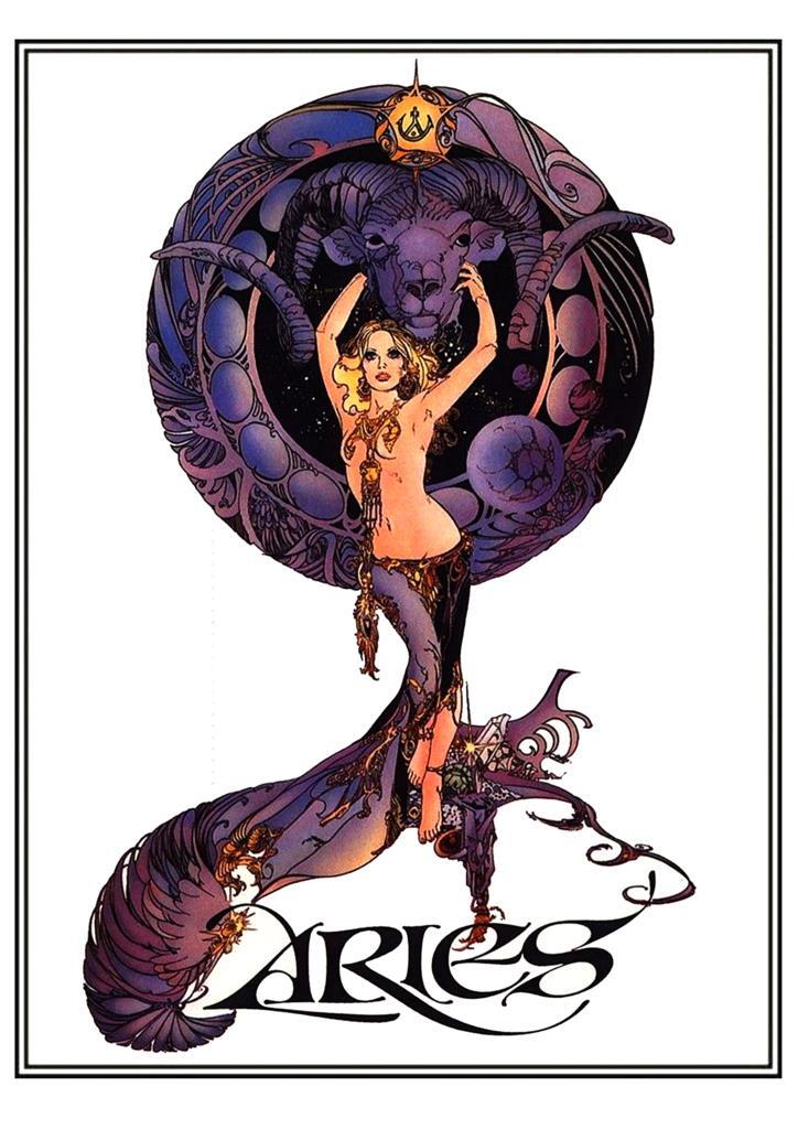 Poster DIN 4 numero 0211: Signos del Zodiaco: Aries