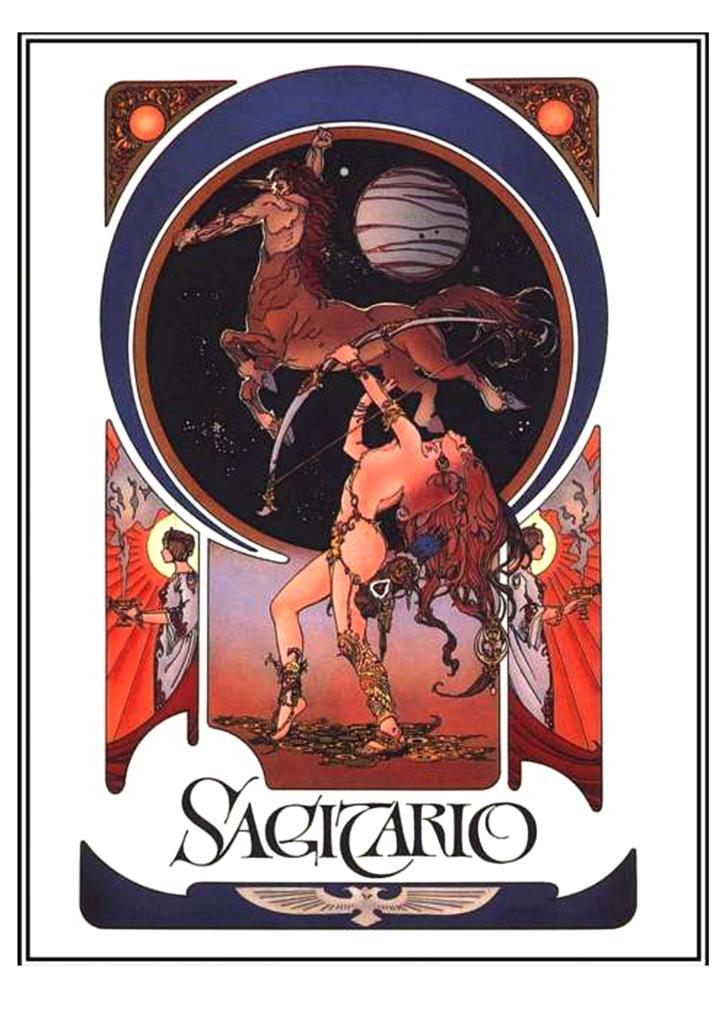 Poster DIN 4 numero 0219: Signos del Zodiaco: Sagitario