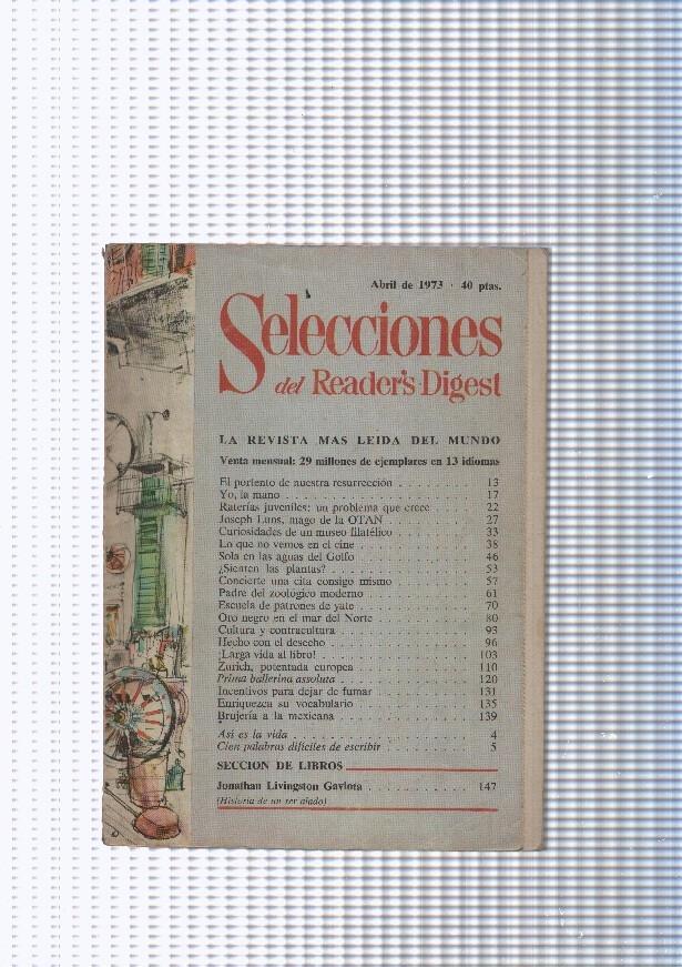 Selecciones del Readers Digest, numero 389, abril 1973: El portento de nuestra resurreccion