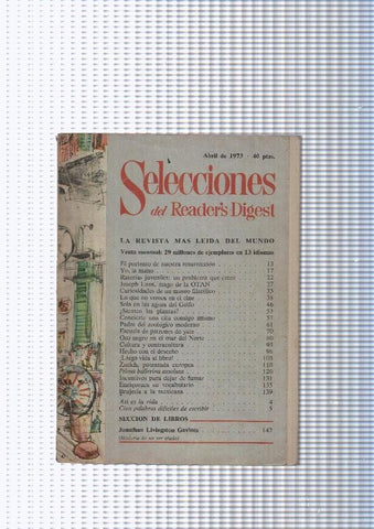 Selecciones del Readers Digest, numero 389, abril 1973: El portento de nuestra resurreccion