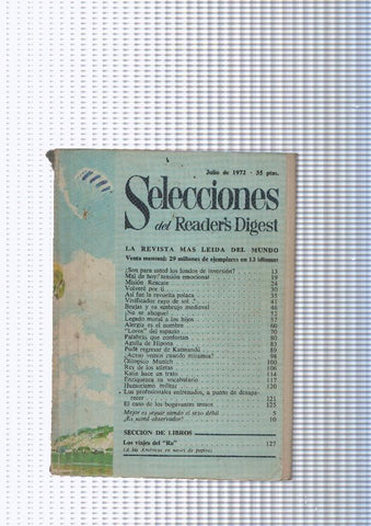 Selecciones del Readers Digest, numero 380,  julio 1972: Son para usted los fondos de inversion- 