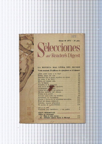 Selecciones del Readers Digest, numero 388,  marzo 1973: Sabe usted tratar a su                            