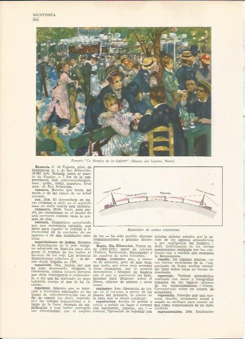 LAMINA 24799: Le Moulin de la Galette, por Renoir