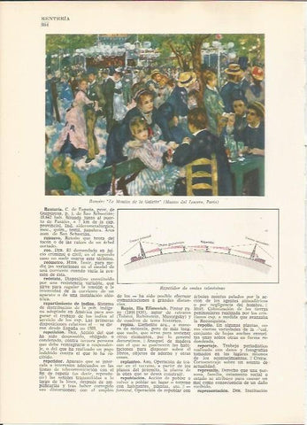 LAMINA 24799: Le Moulin de la Galette, por Renoir