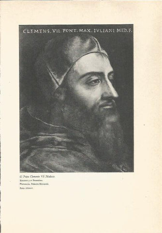 LAMINA 24746: El papa Clemente VII de Medicis