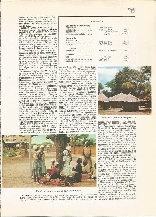 LAMINA 24803: Mujeres y poblado de Rhodesia