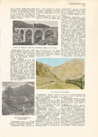 LAMINA 24841: Puente de Alcantara, Caceres y Sierra de Tramontana