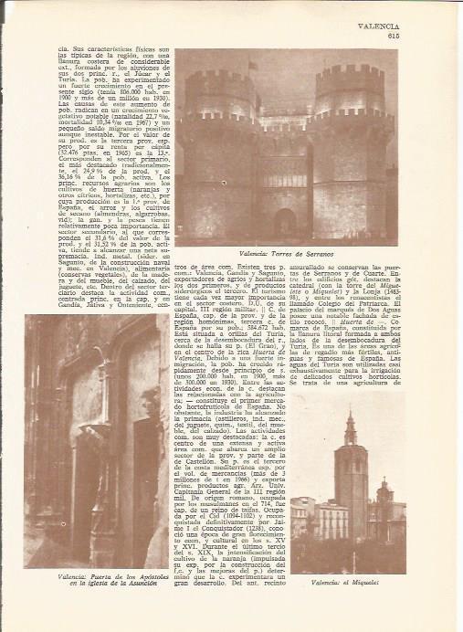 LAMINA 24851: Torres de Serranos y Miquelet de Valencia