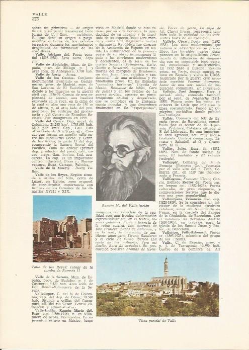 LAMINA 24852: Tumba de Ramses II y vista parcial de Valls