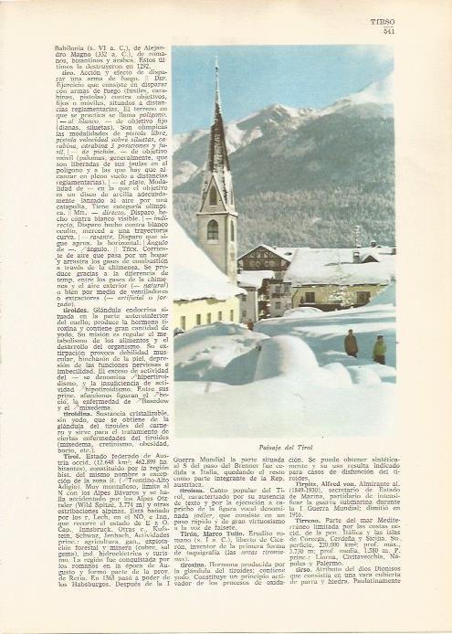 LAMINA 24838: Paisaje del Tirol