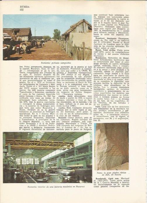 LAMINA 24809: Rumania: poblado y factoria mecanica en Bucarest