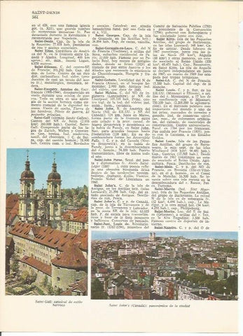 LAMINA 24810: Vistas de Saint John's y Saint-Gall