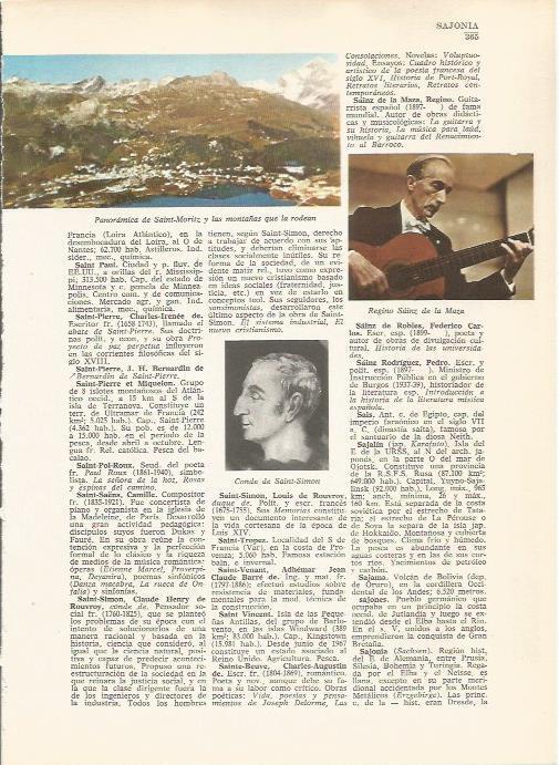 LAMINA 24811: Panoramica de Saint Moritz y Regino Sainz de la Maza