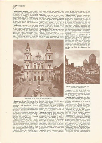 LAMINA 24813: Catedral de Salzburgo y mausoleos de Samarkanda