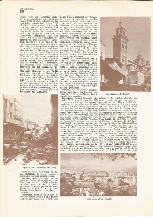 LAMINA 24834: Catedral de Teruel y terremoto en Chile