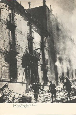 LAMINA 24651: Fuego en el Alcazar de Toledo