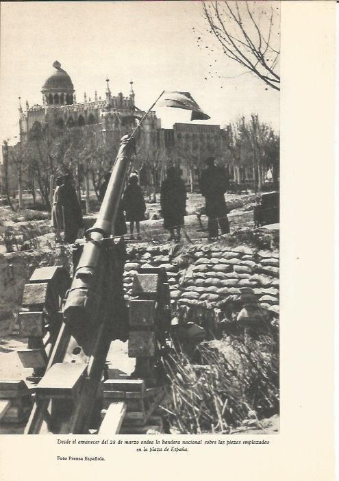 LAMINA 24656: Toma de la plaza de España de Madrid por los nacionales