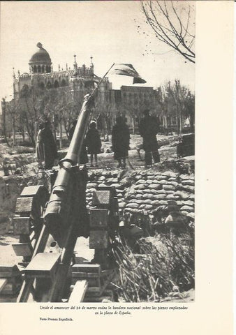 LAMINA 24656: Toma de la plaza de España de Madrid por los nacionales