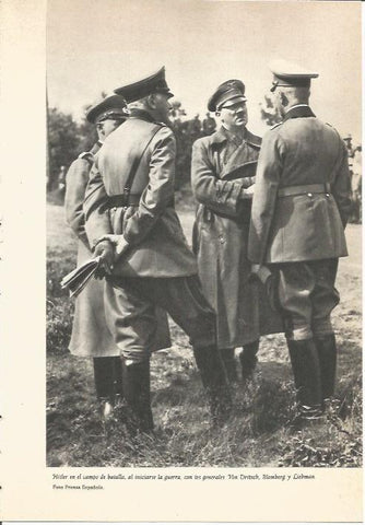 LAMINA 24660: Hitler en el campo de batalla
