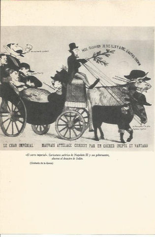 LAMINA 24622: El carro imperial, grabado de la epoca