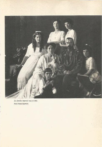LAMINA 24640: La familia imperial de Rusia en 1913