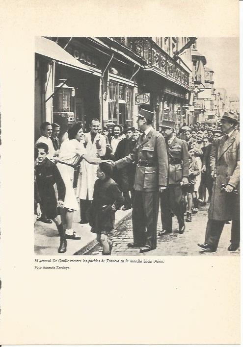 LAMINA 24680: De Gaulle en un pueblo de Francia