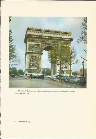 LAMINA 24682: El Arco de Triunfo de Paris