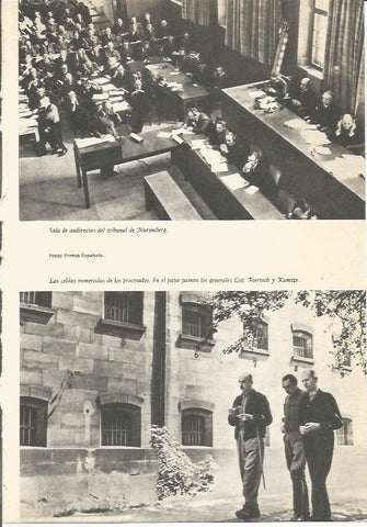 LAMINA 24684: Sala de audiencias del tribunal de Nuremberg
