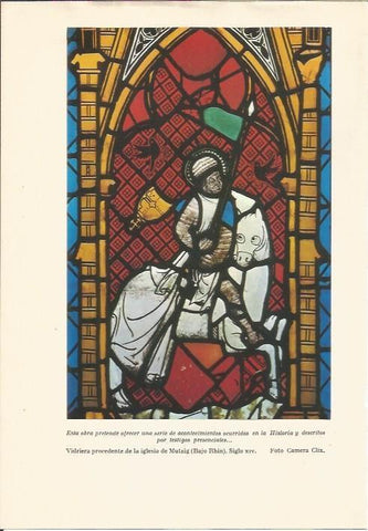 LAMINA 24685: Vidriera de la iglesia de Mutzig, Alemania