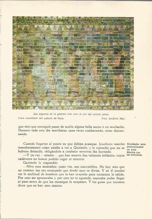 LAMINA 24689: Arqueros persas, detalle de los muros del Palacio de Susa, Iran